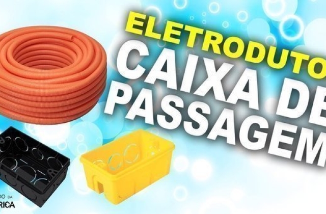 Instalação de caixa de passagem, qual a distância?