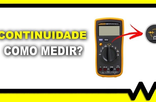 Como usar o teste de continuidade do multímetro?